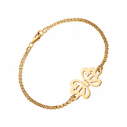 Bracelet Papillon Féerie de Legendes en or jaune