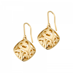Motifs d'oreilles Sweety dormeuse en or jaune