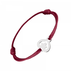 Bracelet Coeur Légendes sur cordon