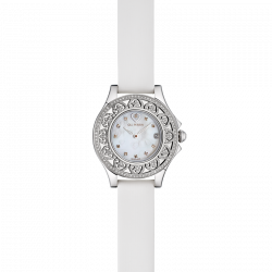 Montre Courtisane, cadran blanc