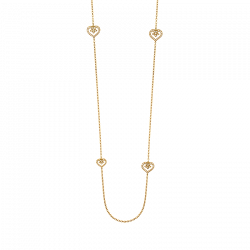 Sautoir Légendes cœurs pavés