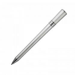 O.J. PERRIN silver brushed pen