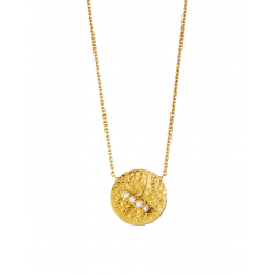 Yellow gold pendant...